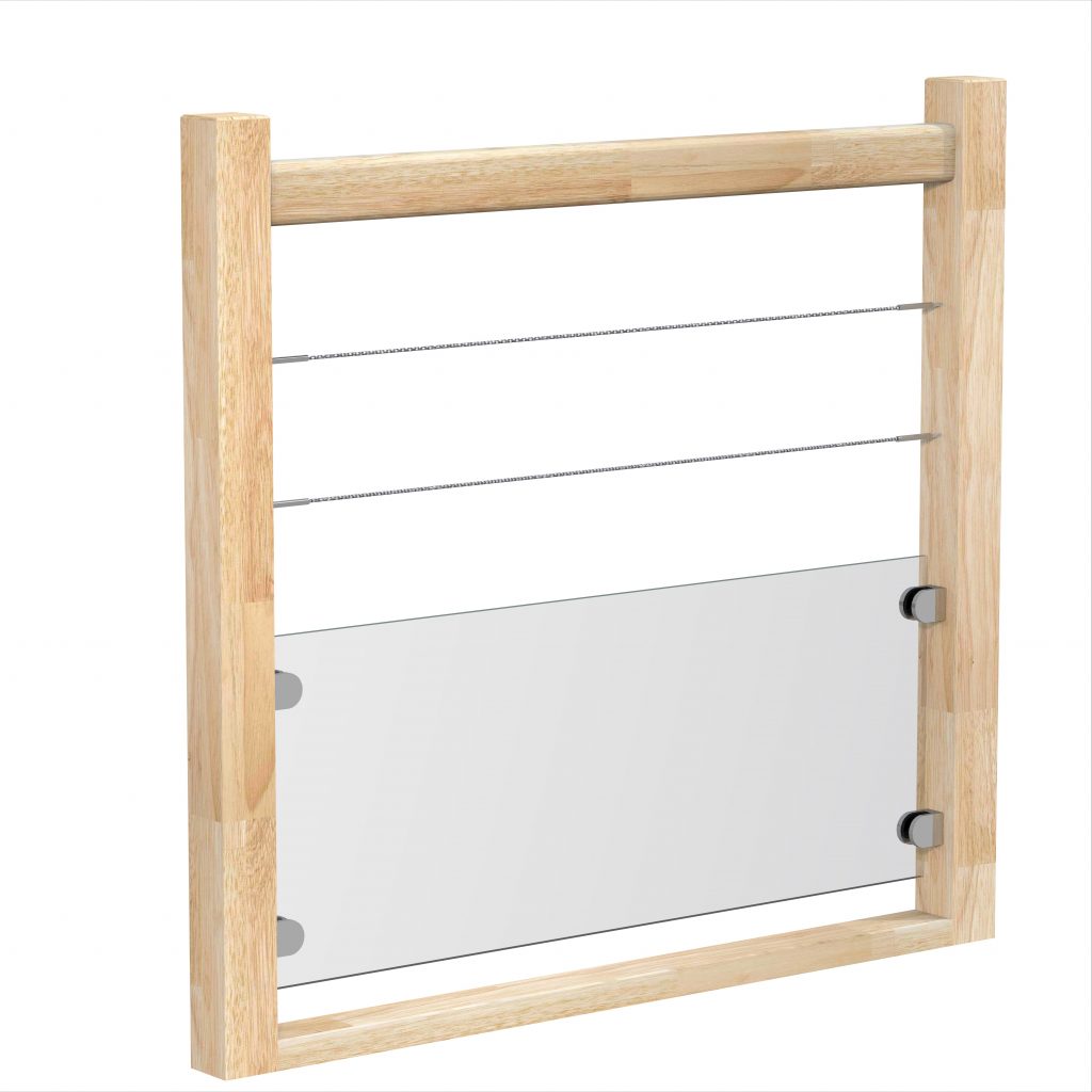 MAGNIN - Soubassement verre cables