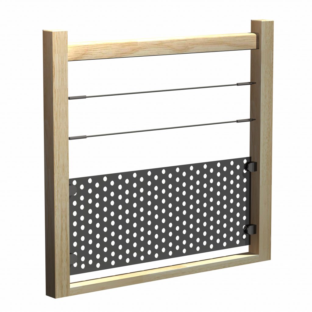 MAGNIN - Soubassement tôle cables